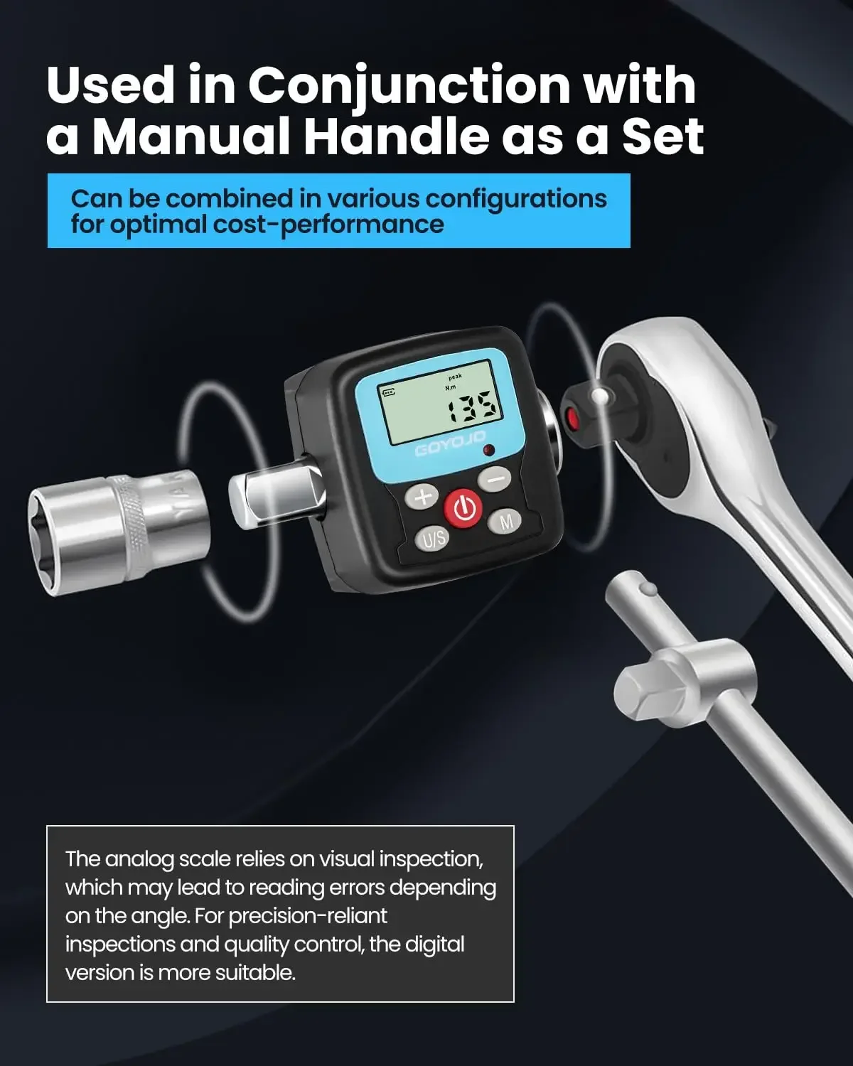 GOYOJO Digital Torque Wrench A - Torque Wrench Digital review and price